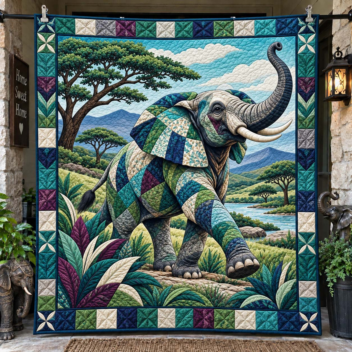Savanna Majesty Quilted Blanket GFTONTD2740