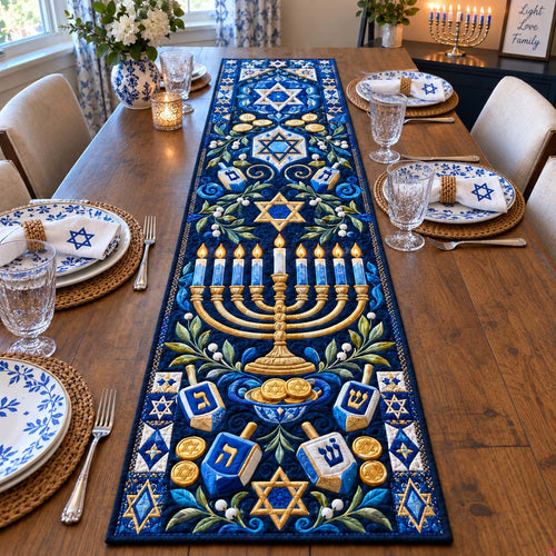 Festival of Lights Quilted Table Runner GFTONTD2743