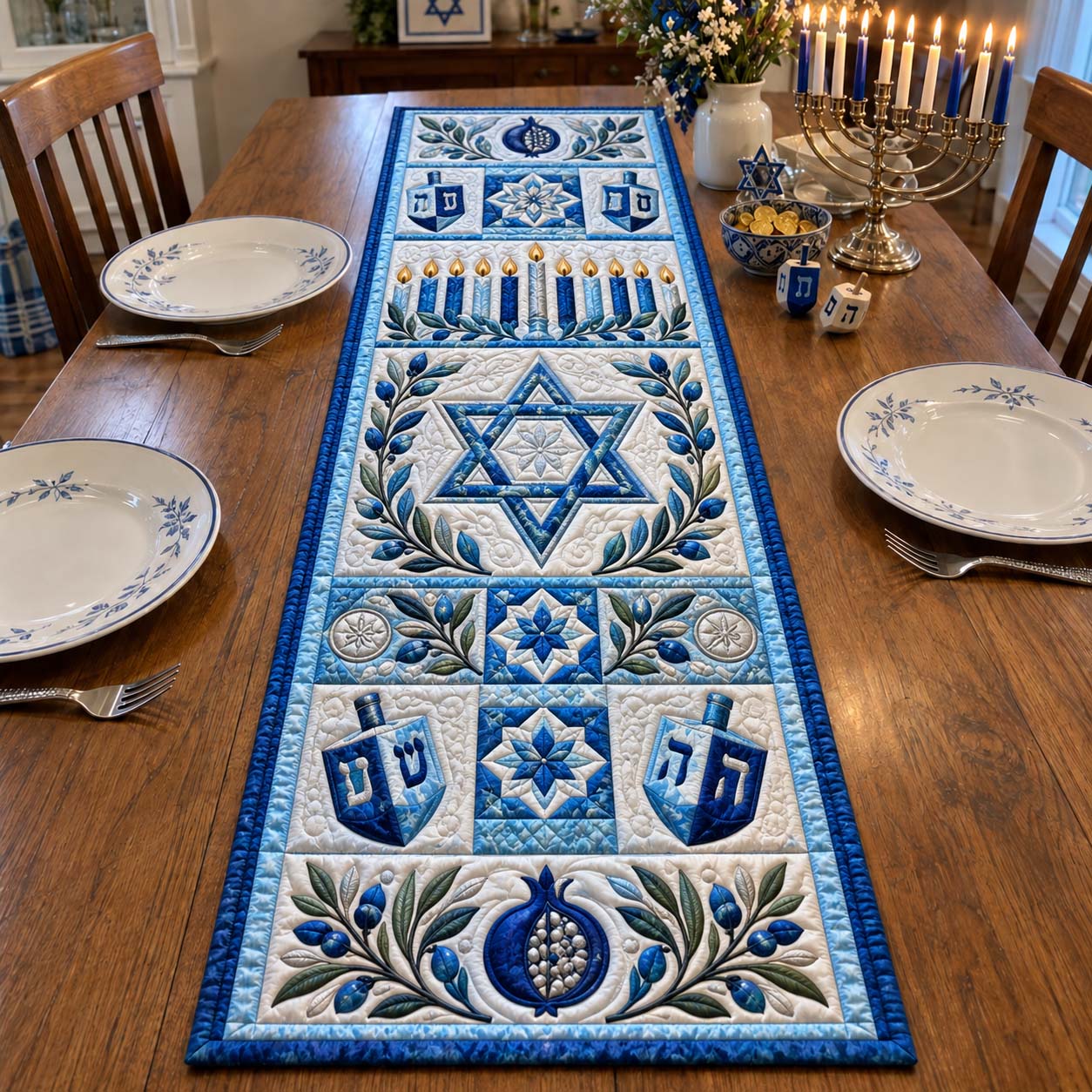 Festival of Lights Quilted Table Runner GFTONTD2745