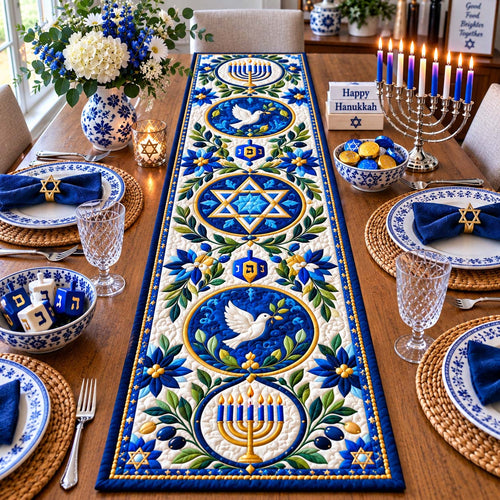 Festival of Lights Quilted Table Runner GFTONTD2748