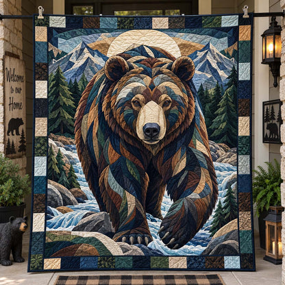 Wild Mountain Bears Quilted Blanket GFTONTD2778