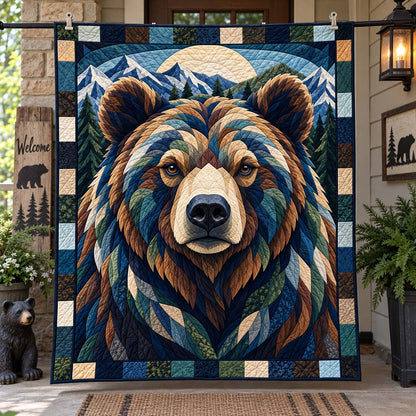 Wild Mountain Bears Quilted Blanket GFTONTD2779