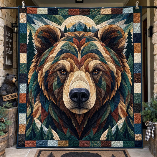 Wild Mountain Bears Quilted Blanket GFTONTD2780