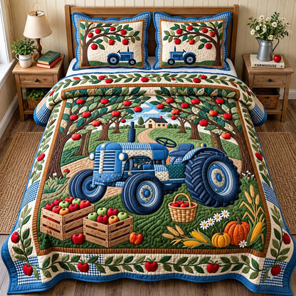 Farmhouse Life 3-Piece Quilted Bedding Set GFTONTD2967