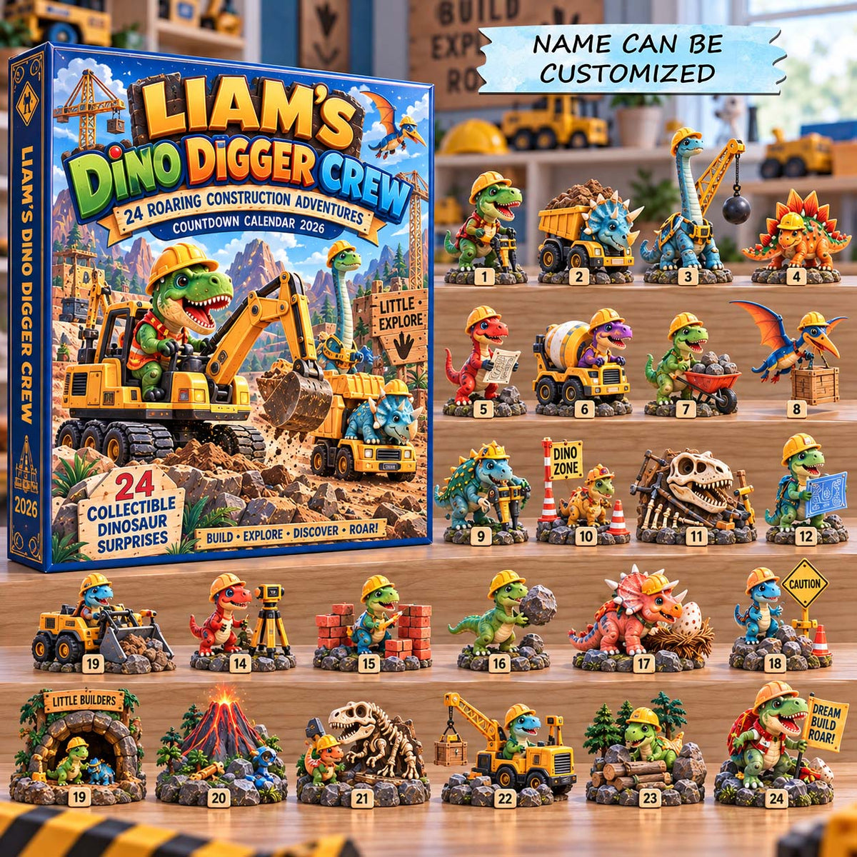 Dino Digger Crew Advent Calendar 2026 GFTONTD3004