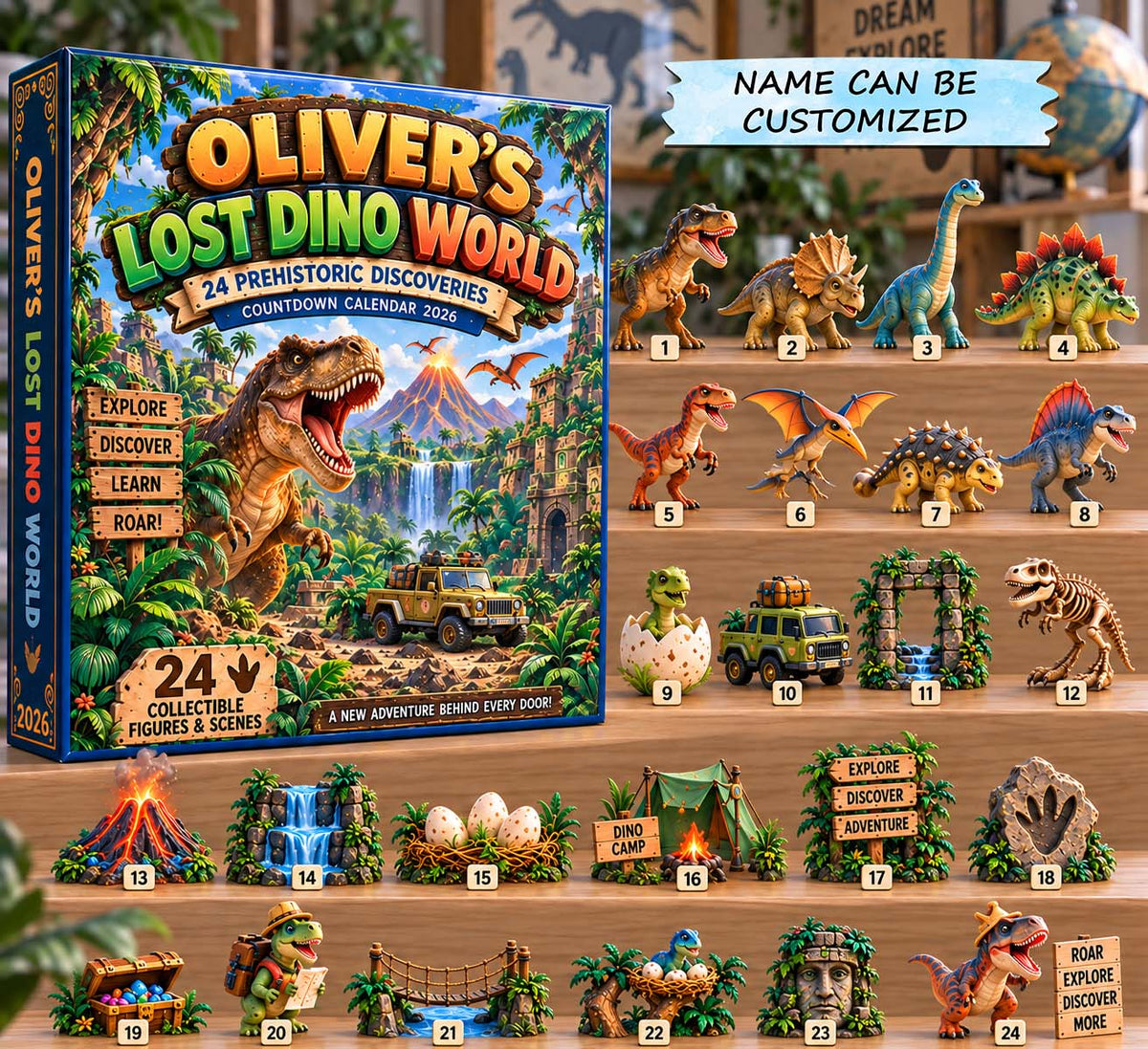 Lost Dino World Advent Calendar 2026 GFTONTD3006
