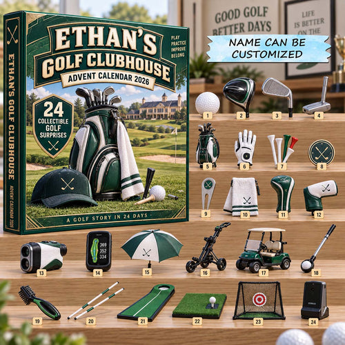Personalized Golf Advent Calendar 2026 QTCUZ GFTONTD3034