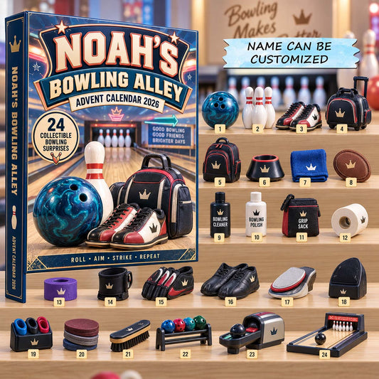 Personalized Bowling Advent Calendar 2026 QTCUZ GFTONTD3037