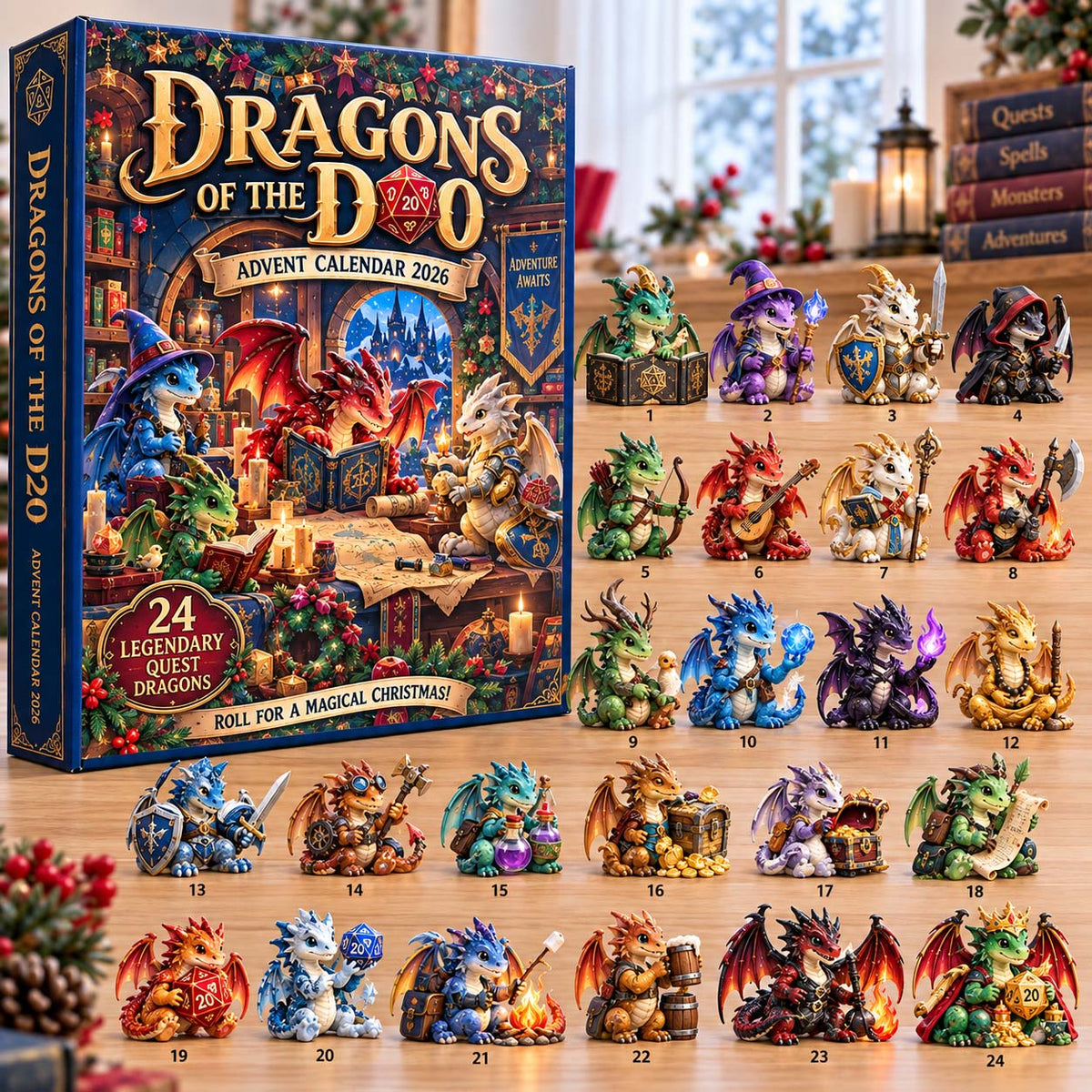 Dragons of the D2D Advent Calendar 2026 GFTONTD3039
