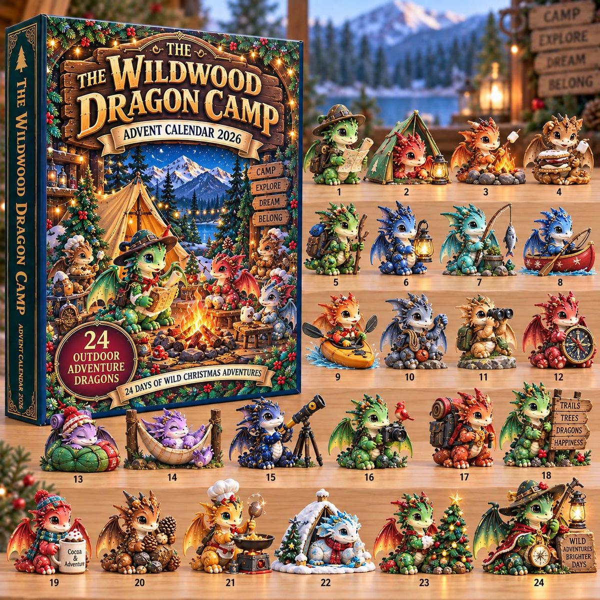 The Wildwood Dragon Camp Advent Calendar 2026 GFTONTD3044