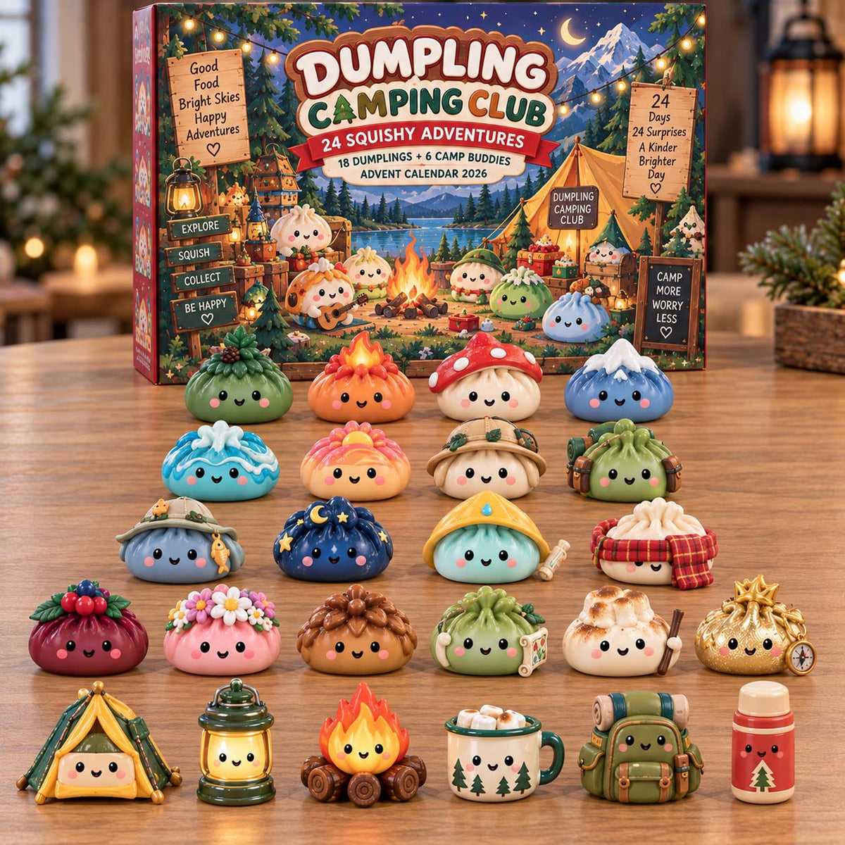 Dumpling Camping Club Advent Calendar 2026 GFTONTD3085