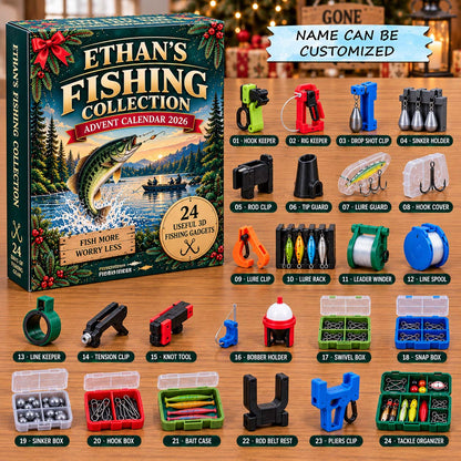 Personalized Fishing Collection Advent Calendar 2026Advent Calendar 2026 QTCUZ GFTONTD3088