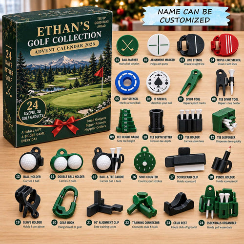 Personalized Golf Collection Advent Calendar 2026Advent Calendar 2026 QTCUZ GFTONTD3090
