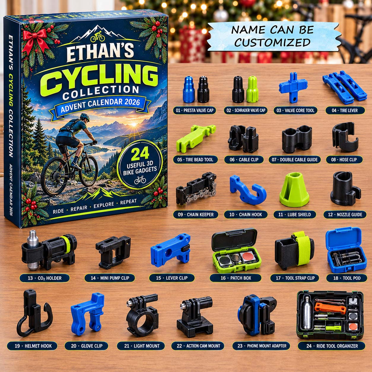 Personalized Cycling Collection Advent Calendar 2026Advent Calendar 2026 QTCUZ GFTONTD3091
