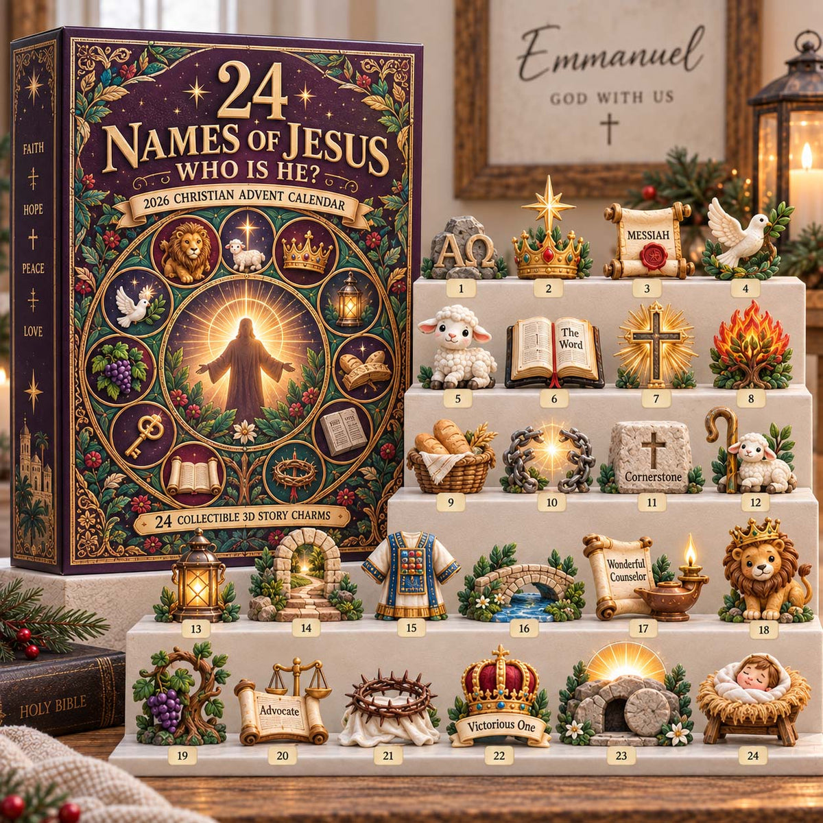 24 Names of Jesus Advent Calendar 2026 GFTONTD3098