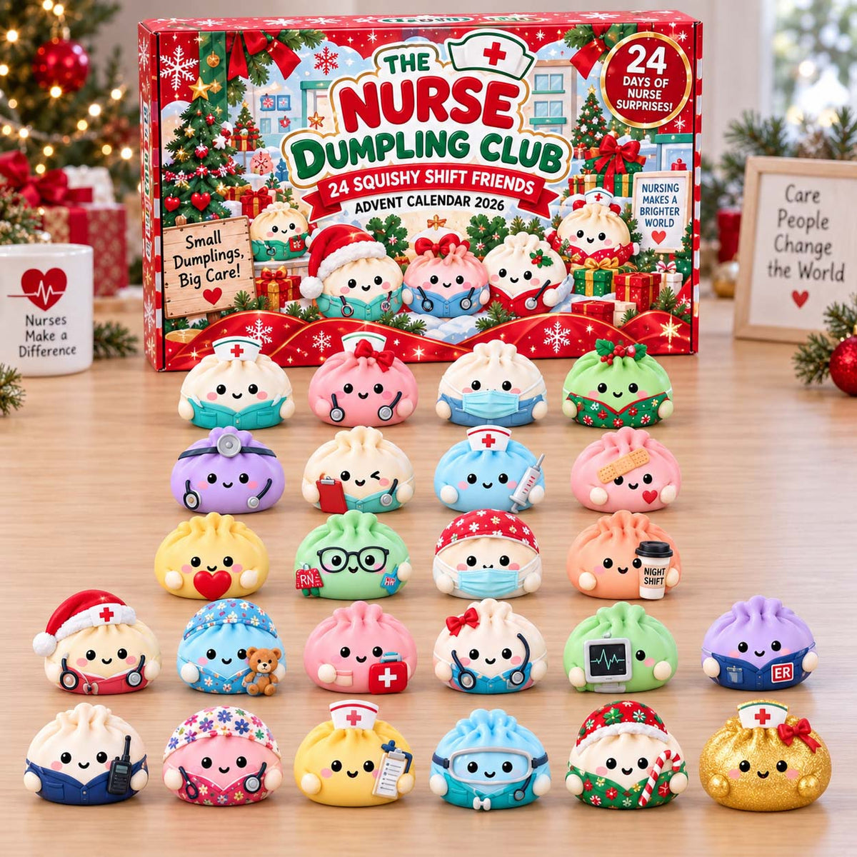 Nurse Dumpling Club Advent Calendar 2026 GFTONTD3122