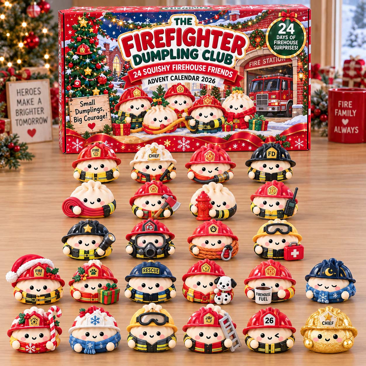 Firefighter Dumpling Club Advent Calendar 2026 GFTONTD3125