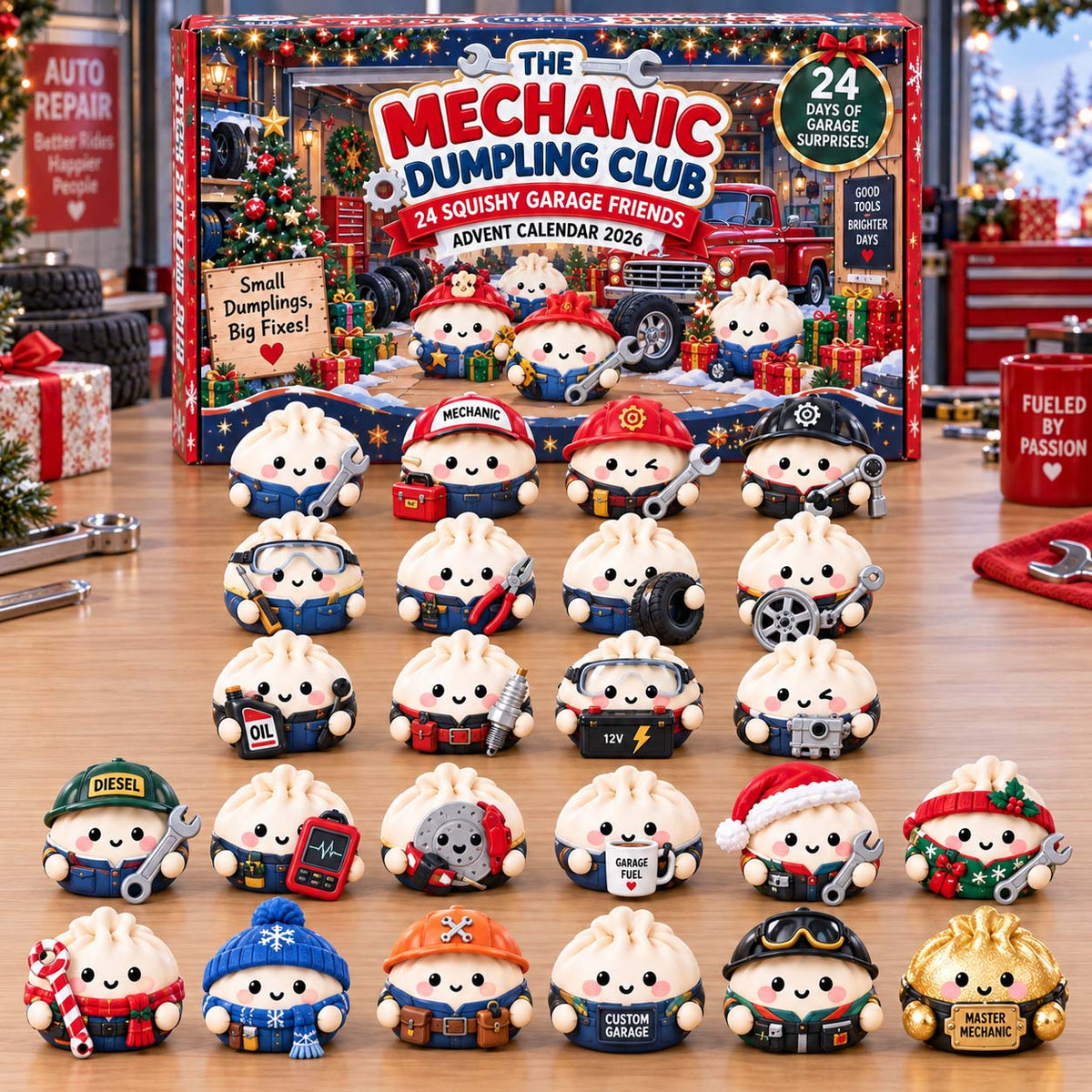 Mechanic Dumpling Club Advent Calendar 2026 GFTONTD3126