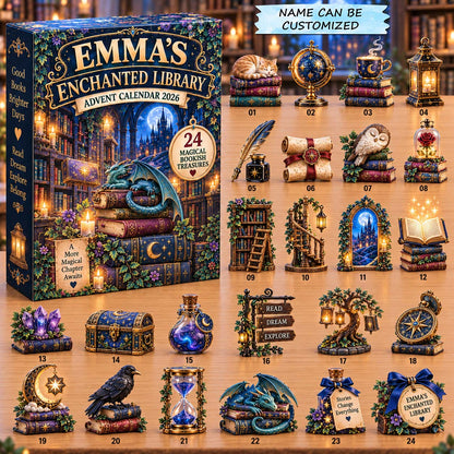 Enchanted Library Advent Calendar 2026 QTCUZ GFTONTD3234