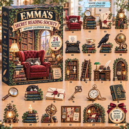 Secret Reading Society Advent Calendar 2026 QTCUZ GFTONTD3235