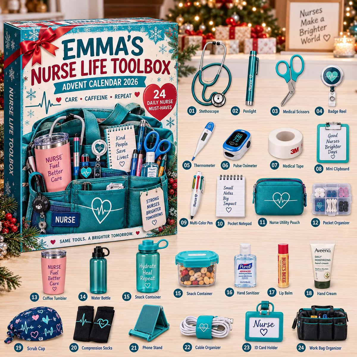 Nurse Life Toolbox Advent Calendar 2026 QTCUZ GFTONTD3243