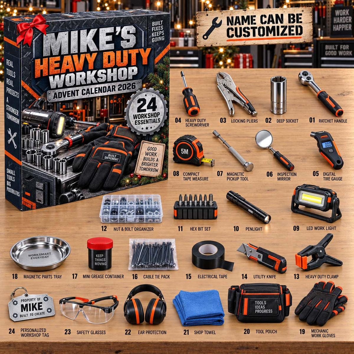 Heavy Duty Workshop Advent Calendar 2026 QTCUZ GFTONTD3245