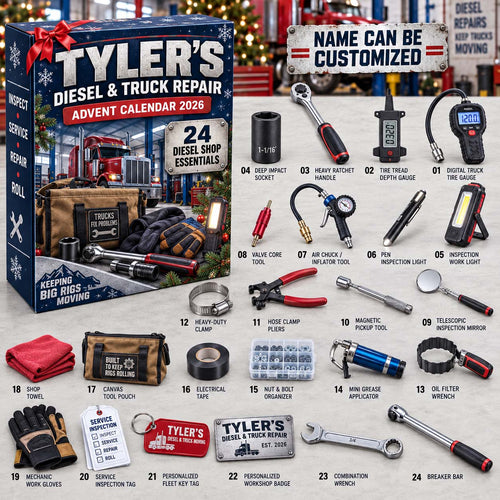 Diesel And Truck Repair Advent Calendar 2026 QTCUZ GFTONTD3249