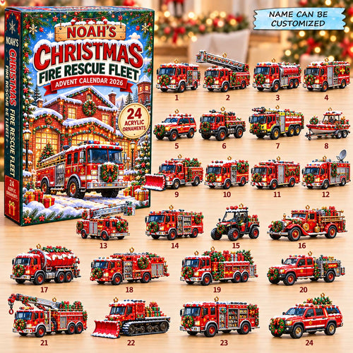 Christmas Fire Rescue Advent Calendar 2026 QTCUZ GFTONTD3285