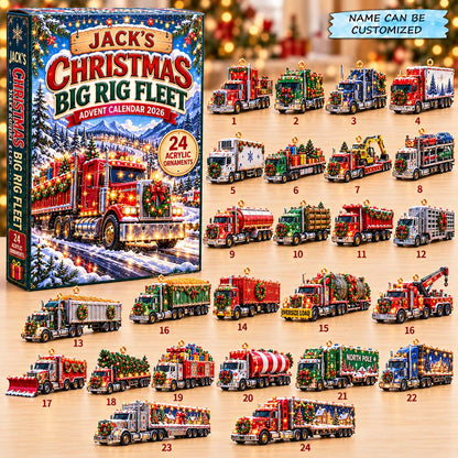 Christmas Big Rigs Advent Calendar 2026 QTCUZ GFTONTD3289