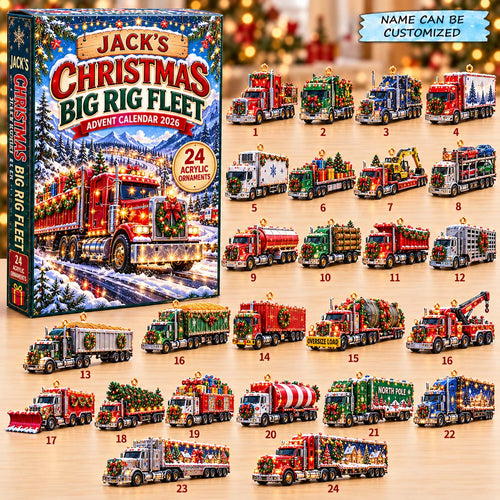 Christmas Big Rigs Advent Calendar 2026 QTCUZ GFTONTD3289