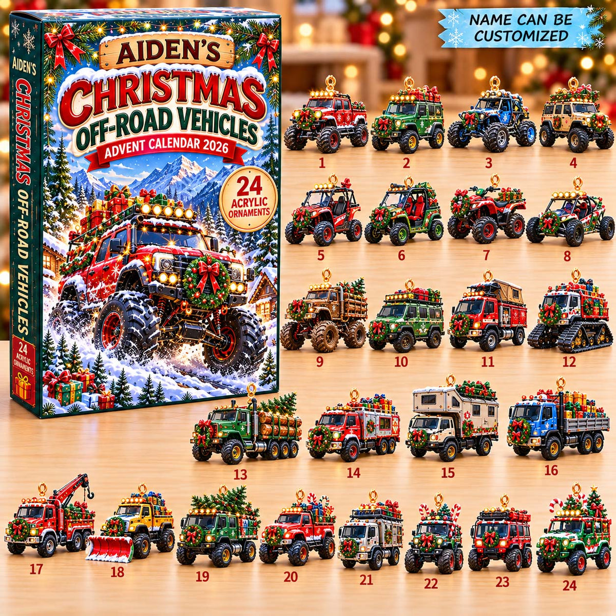 Christmas Off Road Advent Calendar 2026 QTCUZ GFTONTD3290