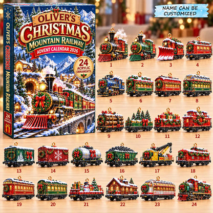 Christmas Mountain Railway Advent Calendar 2026 QTCUZ GFTONTD3339