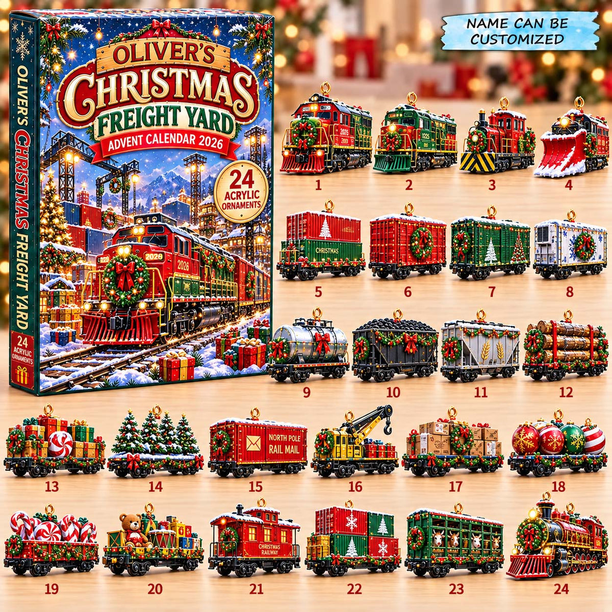 Christmas Freight Yard Advent Calendar 2026 QTCUZ GFTONTD3342