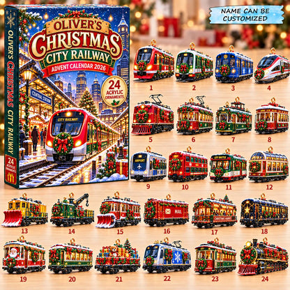 Christmas City Railway Advent Calendar 2026 QTCUZ GFTONTD3343