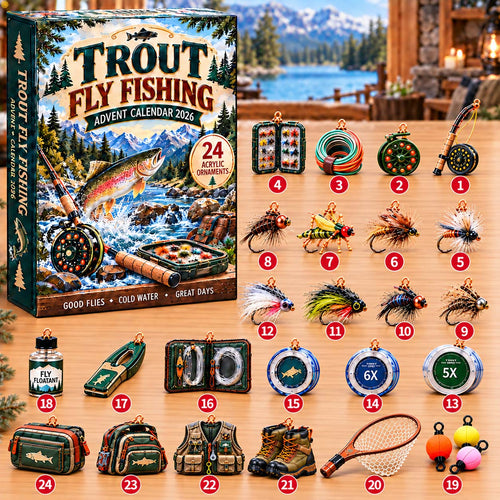 Trout Fly Fishing Advent Calendar 2026 GFTONTD3345