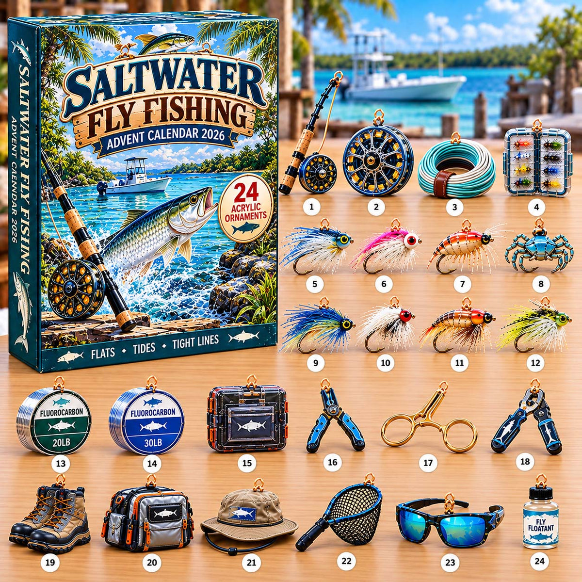 Saltwater Fly Fishing Advent Calendar 2026 GFTONTD3347
