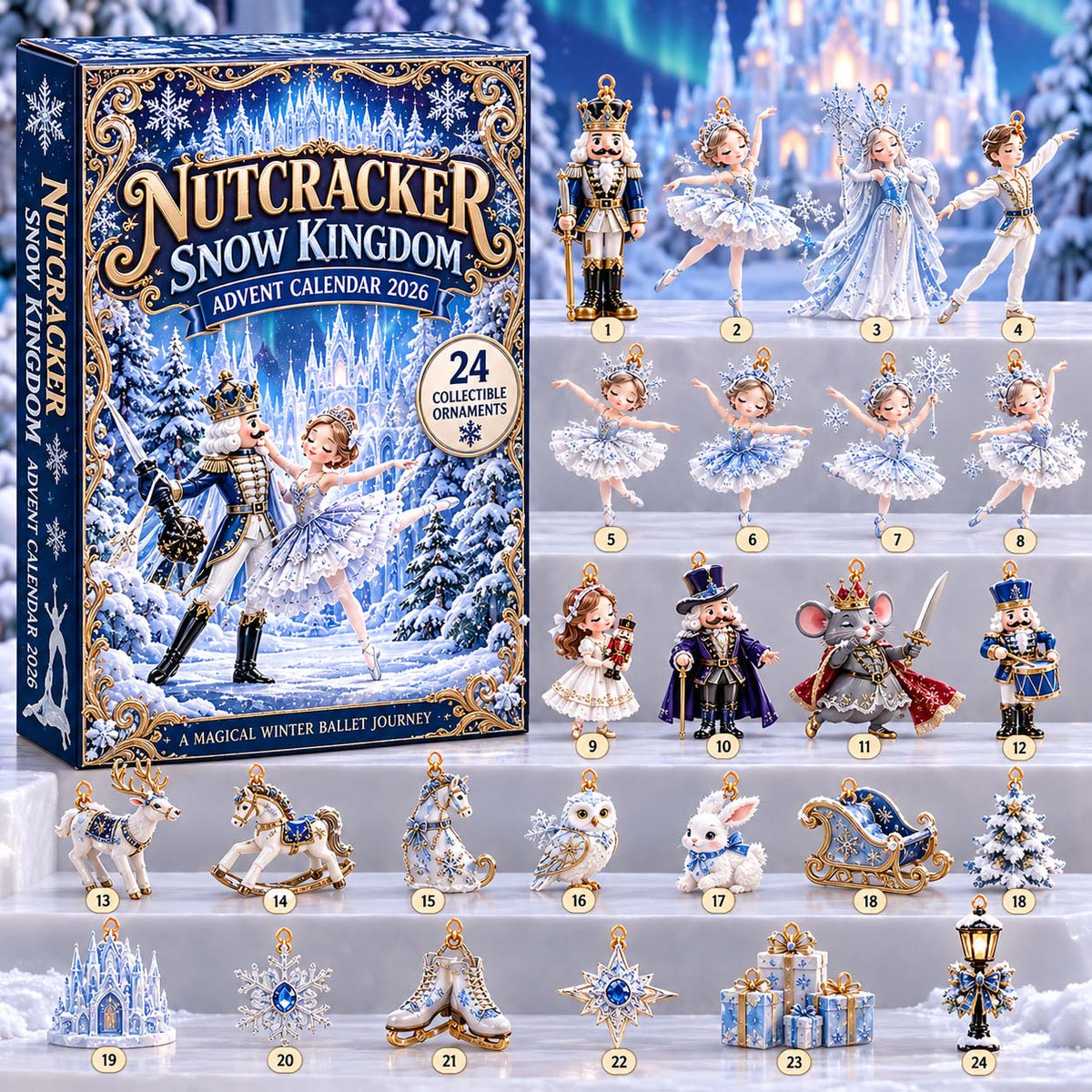Nutcracker Snow Kingdom Advent Calendar 2026 GFTONTD3352
