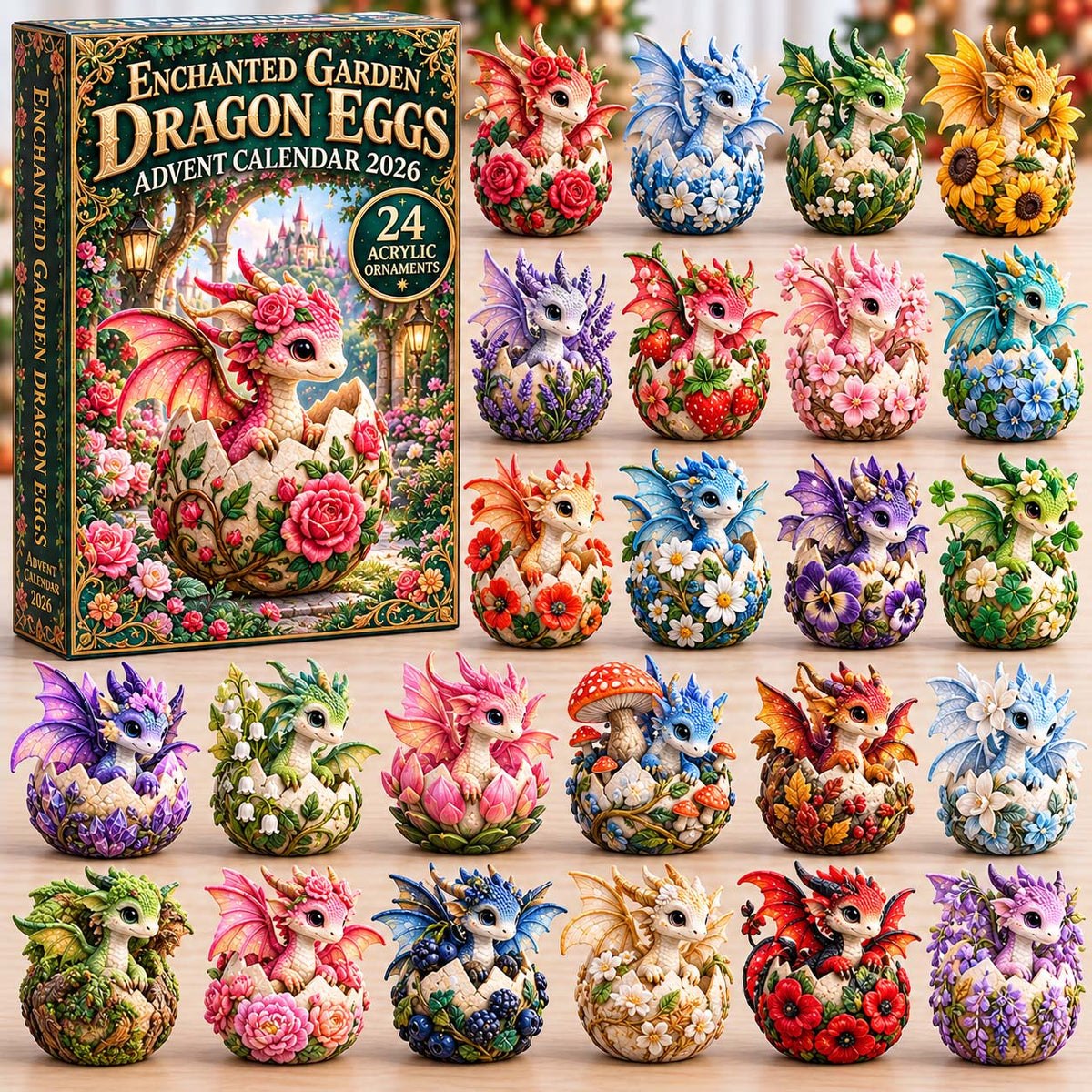 Christmas Dragon Eggs Advent Calendar 2026 GFTONTD3421