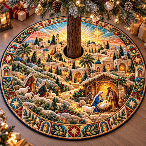 Three Kings Journey Quilted Tree Skirt GFTONTD3432