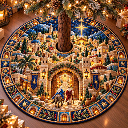 Star of Nativity Quilted Tree Skirt GFTONTD3436