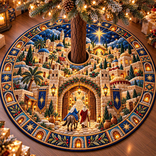 Star of Nativity Quilted Tree Skirt GFTONTD3436