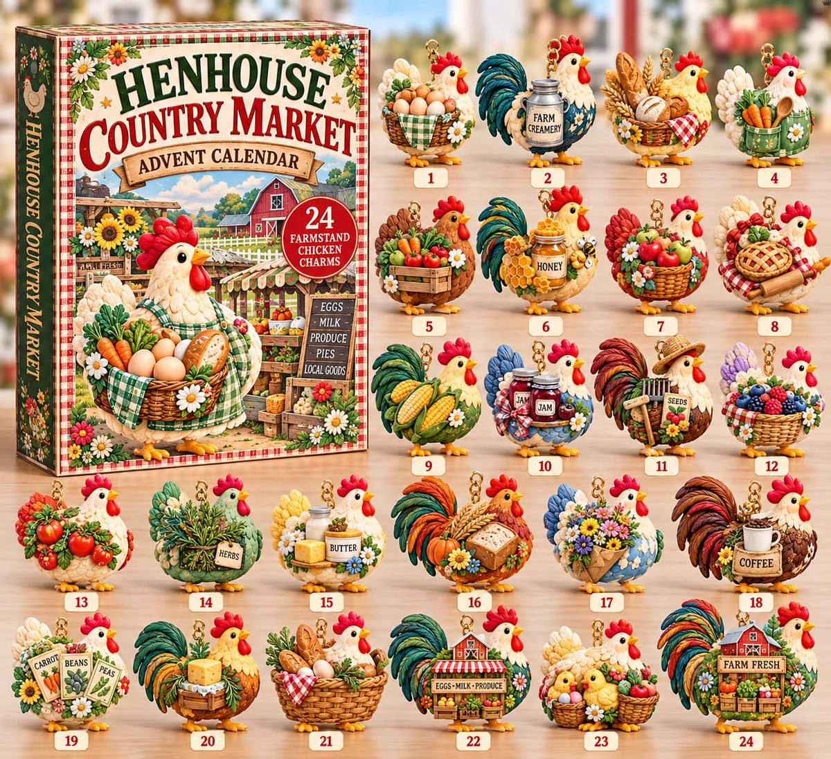 Henhouse Country Market Advent Calendar 2026 GFTONTD3529