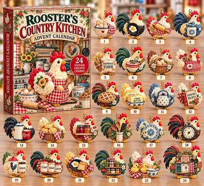 Rooster Country Kitchen Advent Calendar 2026 GFTONTD3530