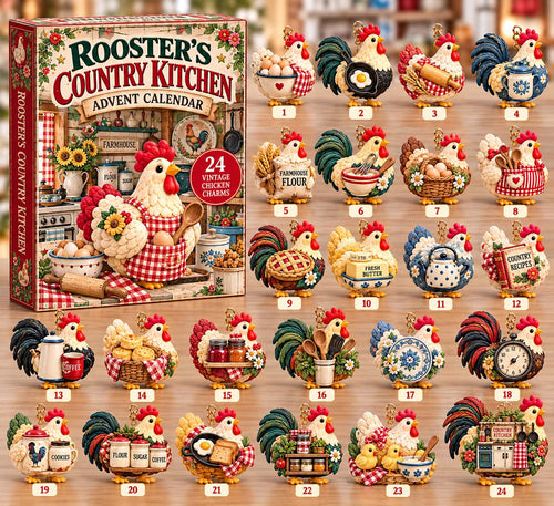Rooster Country Kitchen Advent Calendar 2026 GFTONTD3530