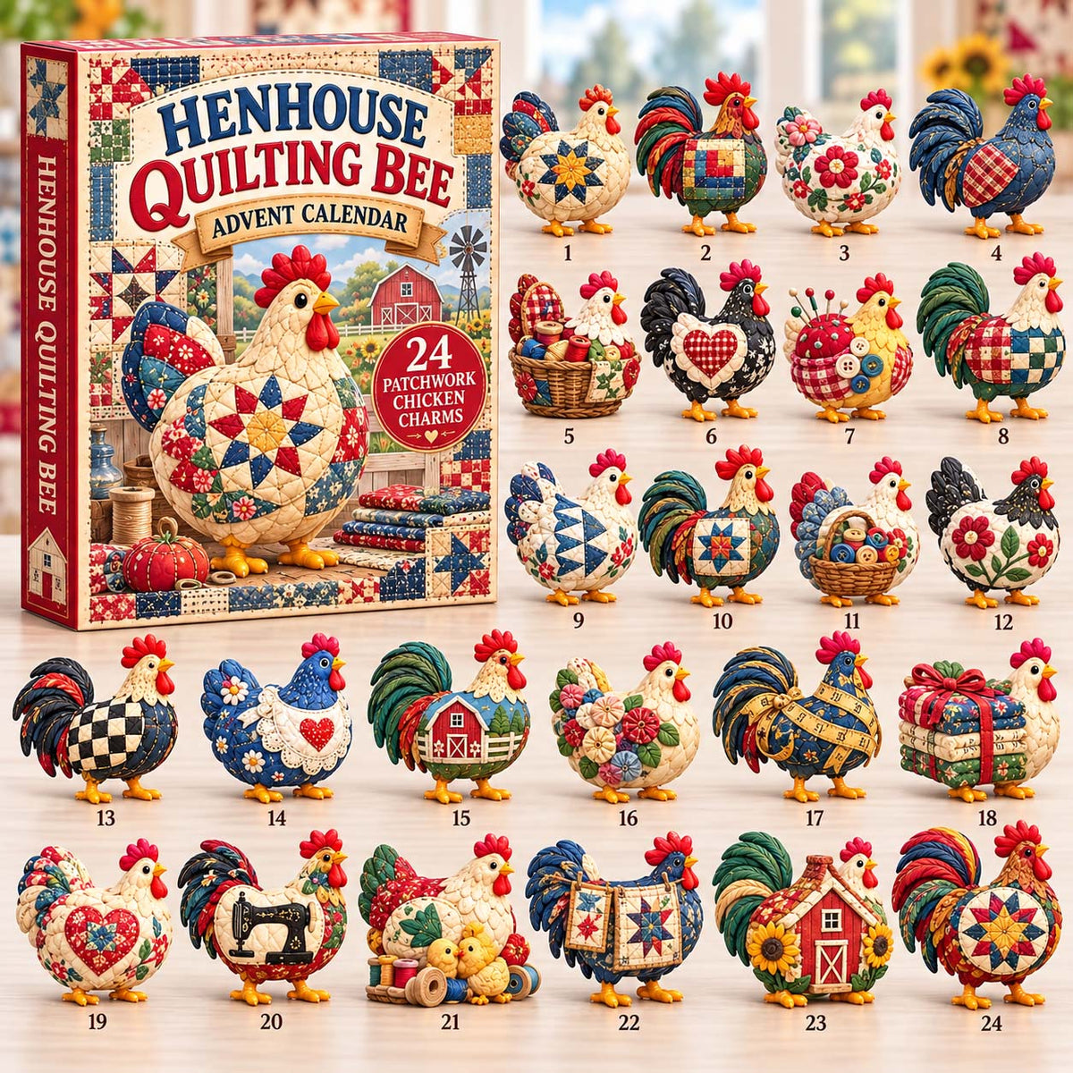 Henhouse Quilting Bee Advent Calendar 2026 GFTONTD3531