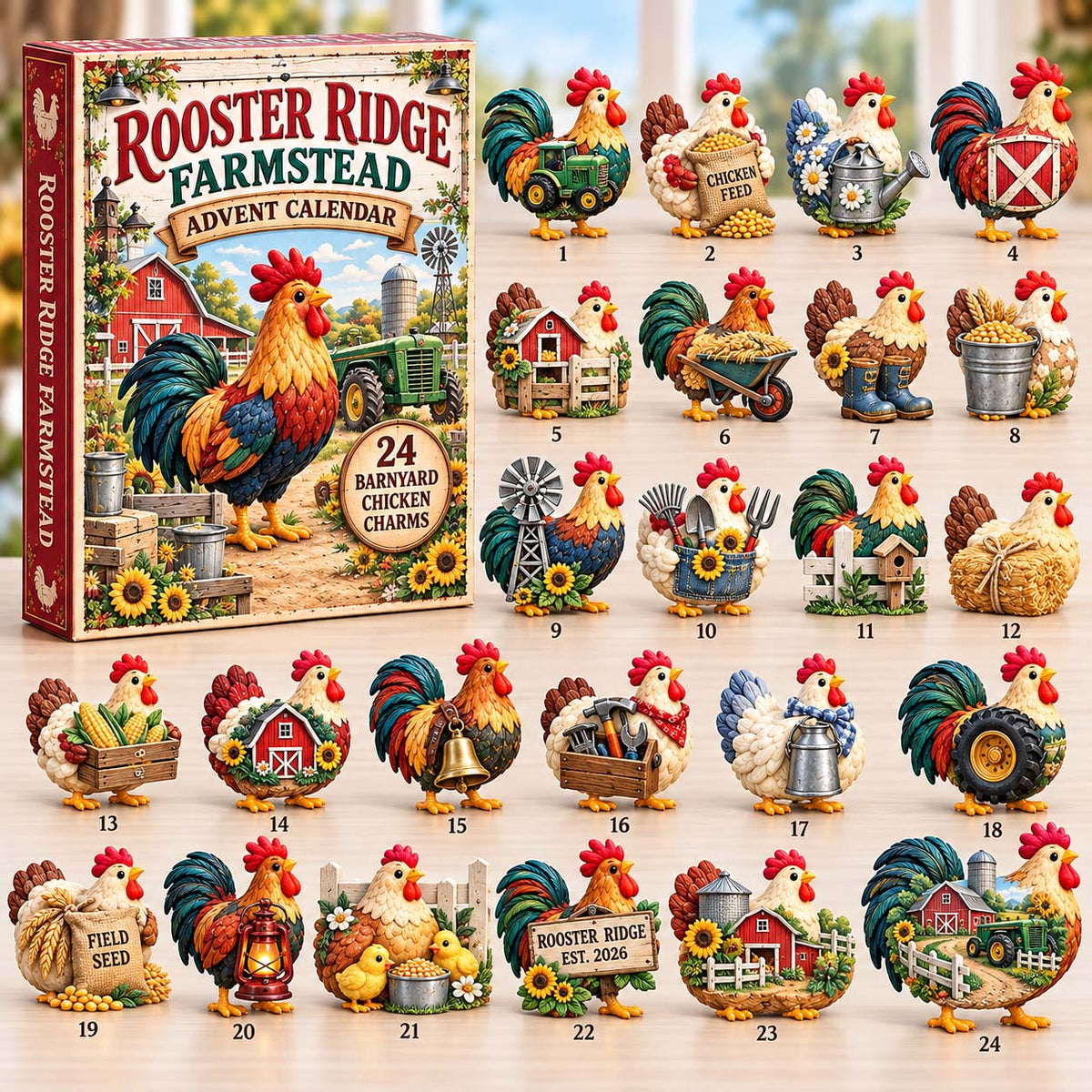Rooster Ridge Farm Advent Calendar 2026 GFTONTD3532