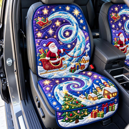 Santa Starlight Trail Quilted Car Seat Protector GFTONTD3647