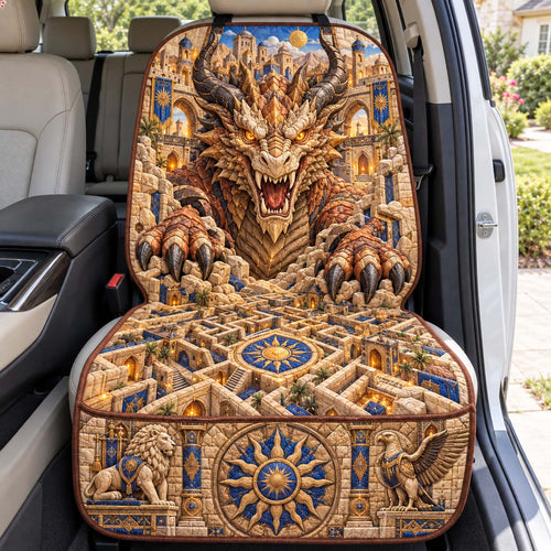 Desert Dragon Empire Quilted Car Seat Protector GFTONTD3698