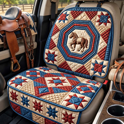 Americana Horse Star Quilted Car Seat Protector GFTONTD3721