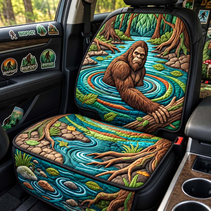 Sasquatch River Watch Quilted Car Seat Protector GFTONTD3794